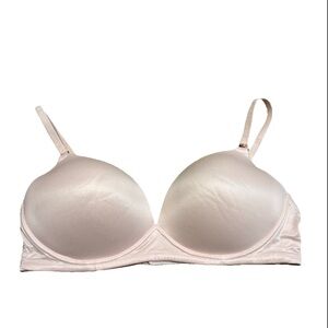 Victorias Secret Nursing Bra Size 38D Body By Victoria Wireless Light Pink